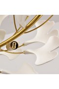 Lampa wisząca BOTANIKA WAVE złoto biała 125 cm
