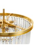 Lampa wisząca SPLENDORE złota 50 cm