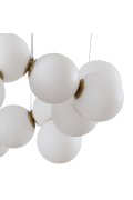 Lampa wisząca CORALLI-80 biało-mosiężna 80 cm