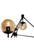 Lampa wisząca ASTRIFERO-10 bursztynowo czarna 90 cm