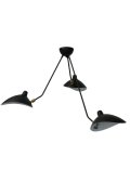 Lampa wisząca CRANE-3P czarna