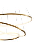 Lampa wisząca CIRCLE SLIM 40+60+80 LED złoty 40 cm + 60 cm + 80 cm