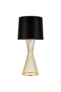 Lampa stołowa FILO TABLE czarno - złota 85 cm