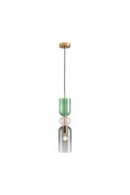 Lampa wisząca PASTELLO GREEN szklana kolorowa 11 cm