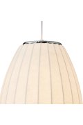 Lampa wisząca SILK BARREL biała 60 cm