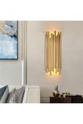 Lampa ścienna TUBO GOLD złota 50 cm