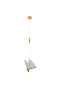 Lampa wisząca BEE LAMP 1 LED złota 21 cm