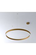 Lampa wisząca CIRCLE 100 LED mosiądz szczotkowany 100 cm