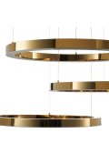 Lampa wisząca CIRCLE 80+80+80 LED złoty połysk na 1 podsufitce