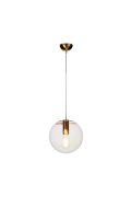 Lampa wisząca TONDA złota 25 cm