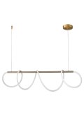 Lampa wisząca FANTASIA LED złota 120 cm