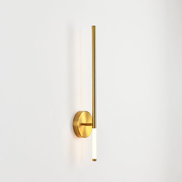 Lampa ścienna FRESCO LED złota 95 cm