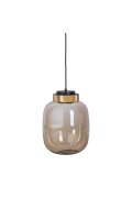 Lampa wisząca BOOM LED bursztynowo złota 25 cm