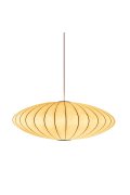 Lampa wisząca SILK FLAT biała 50 cm - nowoczesna i minimalistyczna