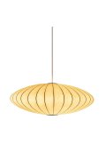 Lampa wisząca SILK FLAT biała 60 cm - nowoczesna i minimalistyczna