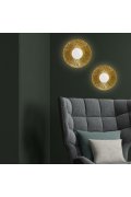 Lampa ścienna SUN L złota 40 cm