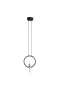 Lampa wisząca AMICI led czarno złota 27 cm