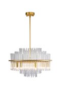 Lampa wisząca LUXORIA złota 50*35 cm