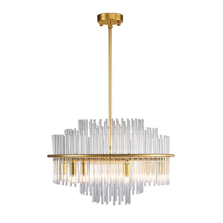Lampa wisząca LUXORIA złota 50*35 cm