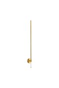 Lampa ścienna FRESCO LED złota 125 cm