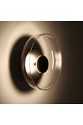 Lampa ścienna DISCO LED czarna 23 cm