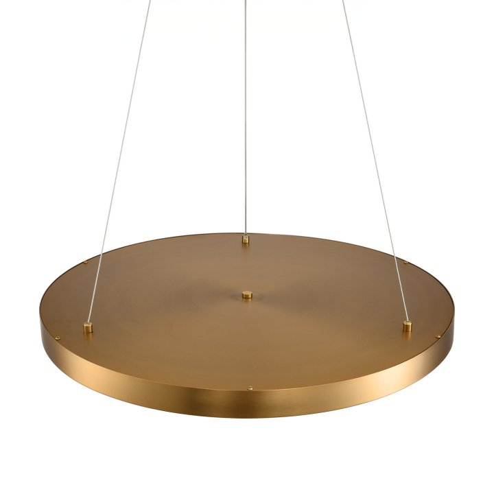 Lampa wisząca ALCHEMY LED złoty alabaster 60 cm