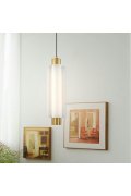 Lampa wisząca OSMO-2 LED złota 73 cm