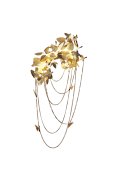 Lampa ścienna BLOSSOM złota 120 cm