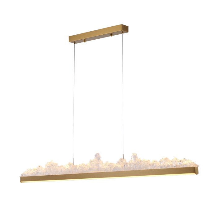 Lampa wisząca MONTANA LONG LED złota 125 cm