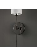 Lampa ścienna DARLING czarny połysk 53 cm