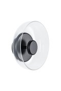 Lampa ścienna DISCO LED czarna 23 cm