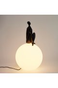 Lampa stołowa WOMAN-3 czarna 35 cm