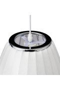Lampa wisząca SILK BARREL biała 60 cm