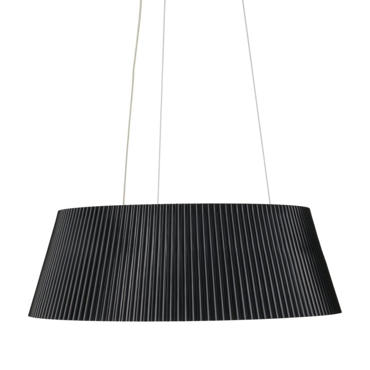 Lampa wisząca FRILL LED czarna 45 cm