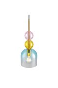 Lampa wisząca PASTELLO BLUE kolorowa 15 cm