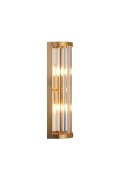 Lampa ścienna EXELLENT kryształowa złota 45 cm