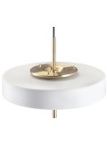Lampa wisząca ARTDECO biało - złota 35 cm do salonu