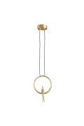 Lampa wisząca AMICI led złota 27 cm
