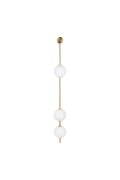Lampa ścienna BERRY LED złoty biały 103 cm