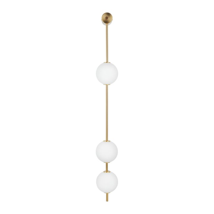 Lampa ścienna BERRY LED złoty biały 103 cm
