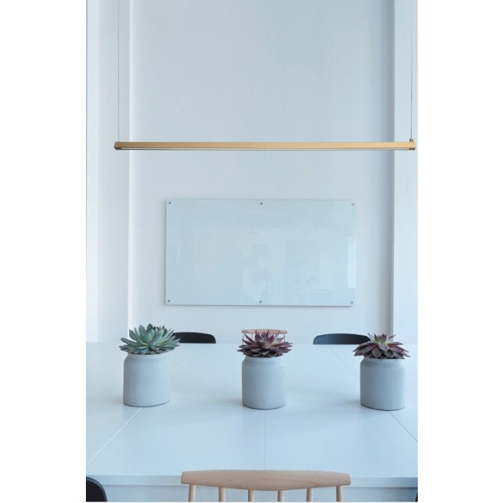 Lampa wisząca BEAM-80 LED złota 80 cm