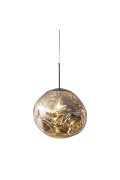 Lampa wisząca GLAM L srebrna 38 cm