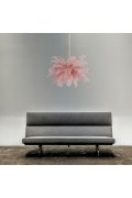 Lampa wisząca EMU pióra beżowe 100 cm
