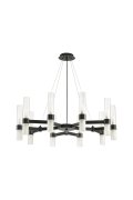 Lampa wisząca CANDELA-10 czarna 85 cm