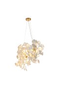Lampa wisząca BOTANIKA WAVE złoto biała 125 cm