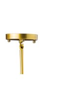 Lampa wisząca MODERN ORCHID-6 złoto szara 130 cm