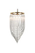 Lampa wisząca WAVE złota 60 cm