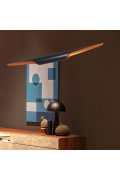 Lampa wisząca BLACK TUBE czarno złota 100 cm