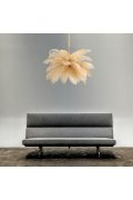 Lampa wisząca EMU pióra białe 100 cm