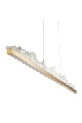 Lampa wisząca MONTANA LONG LED złota 125 cm